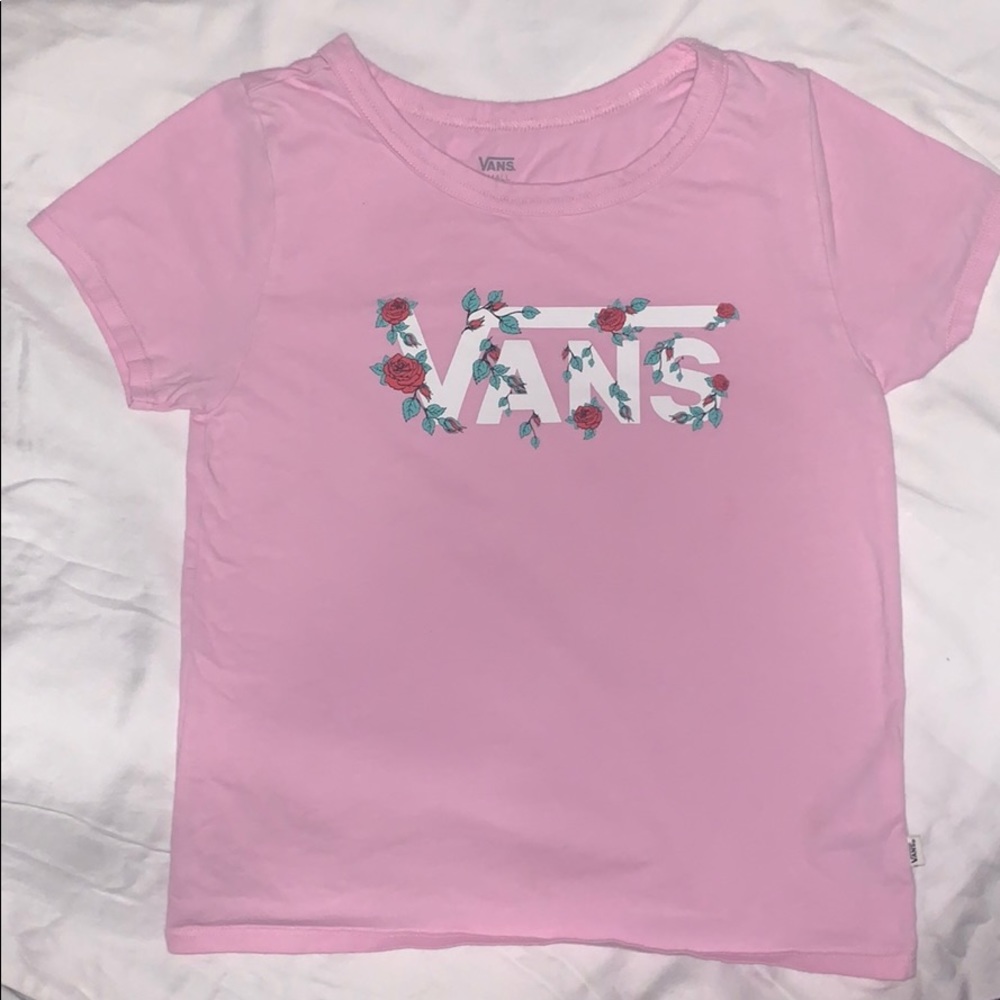 pink vans t shirt